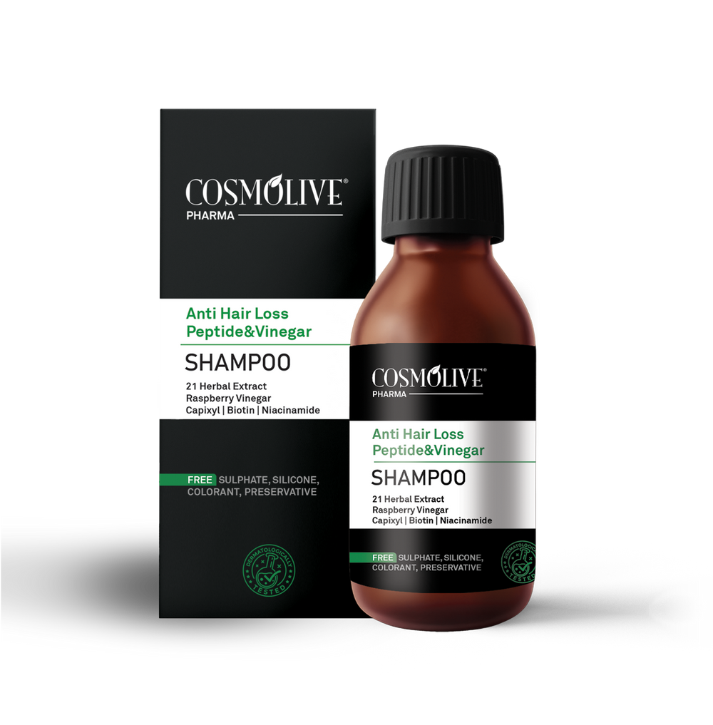 COSMOLIVE®  Anti Hair Loss Peptide & Vinegar Shampoo - DHTBLOCKER LAB™