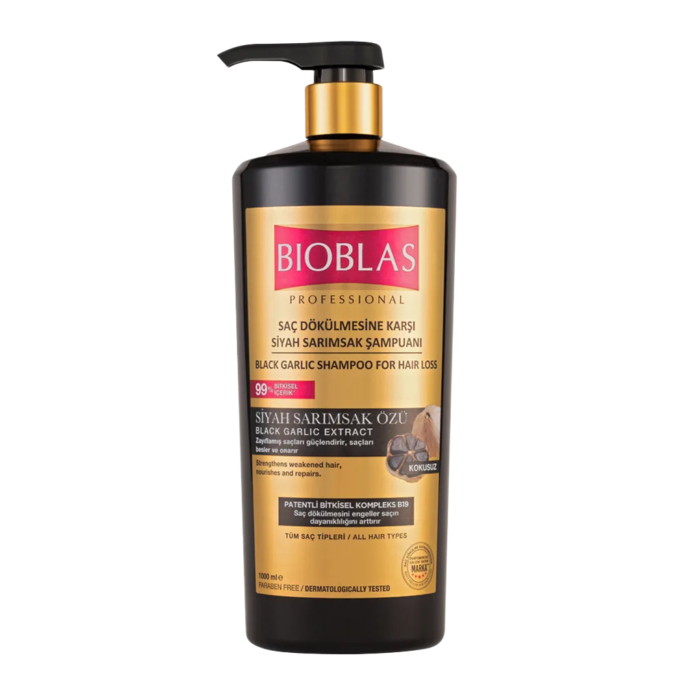 BIOBLAS® Black Garlic Herbal Shampoo 1000ml - DHTBLOCKER LAB™