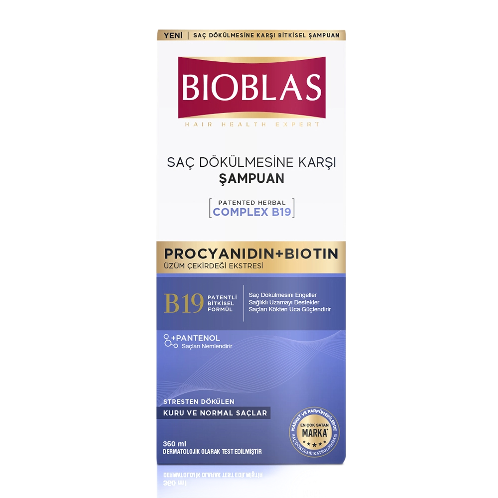 BIOBLAS® Herbal Anti-Hair Loss Shampoo with Procyanidin & Biotin - DHTBLOCKER LAB™