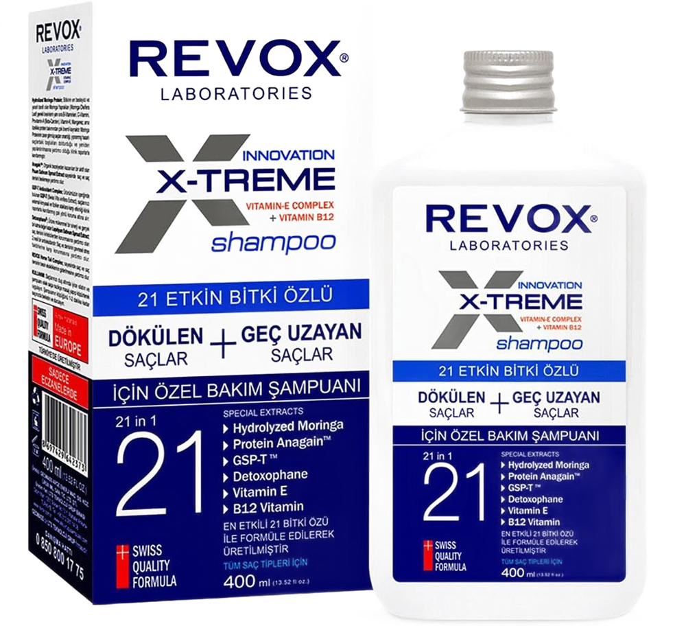 REVOX® X-Treme Shampoo – High-Intensity DHT Defense with Bioactive Peptides - DHTBLOCKER LAB™
