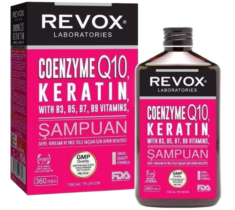 REVOX Coenzyme Q10 Shampoo – Mitochondrial Support & Age-Related Thinning - DHTBLOCKER LAB™